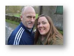 Rachel and her dad Gary inspecting the Temperance Hall a few days after the flooding to check the place over and then go for a coffee and a cake at a little cafe in Gisburn on the way home. I didn't want one anyway.