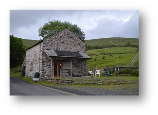 An image of Dacres Farm camping barn in the Lakes