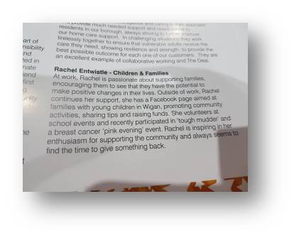 In black and white, evidence of Rachel's general loveliness.