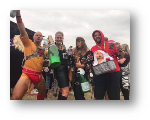 He-Man, Elliot and E.T., Edina and Patsy making their presence felt at the 80s and 90s festival.