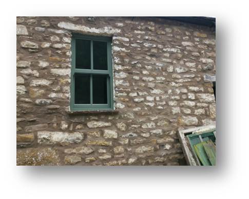 One of the new timber sash windows installed