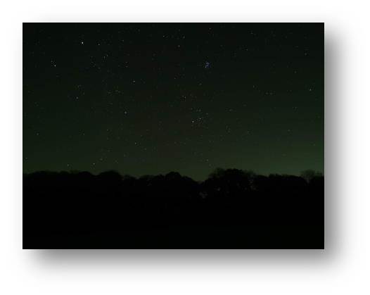 Dark skies behind the Temperance Hall in Keasden
